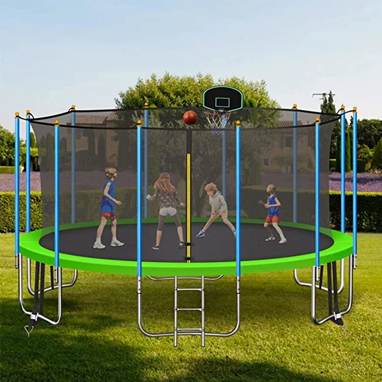 Kids Outdoor Trampoline - # Para trampolim redondo sem mola