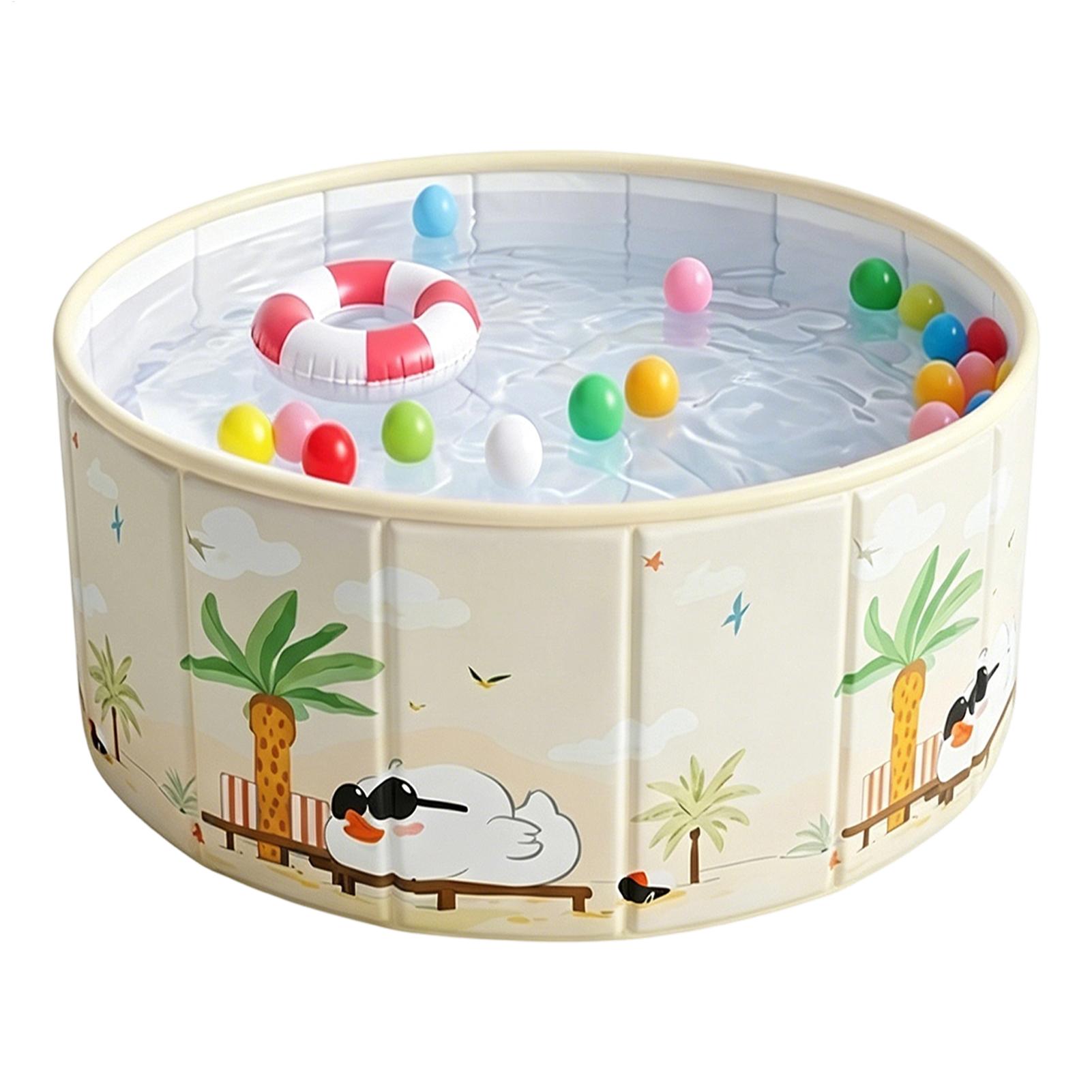 Kids Outdoor Pool - Piscina Dobrável Reforçada para Cães, Banheira
