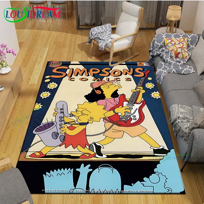 Kids Outdoor Yoga - Simples Impresso Anti-Skid Area Rug, Tapete