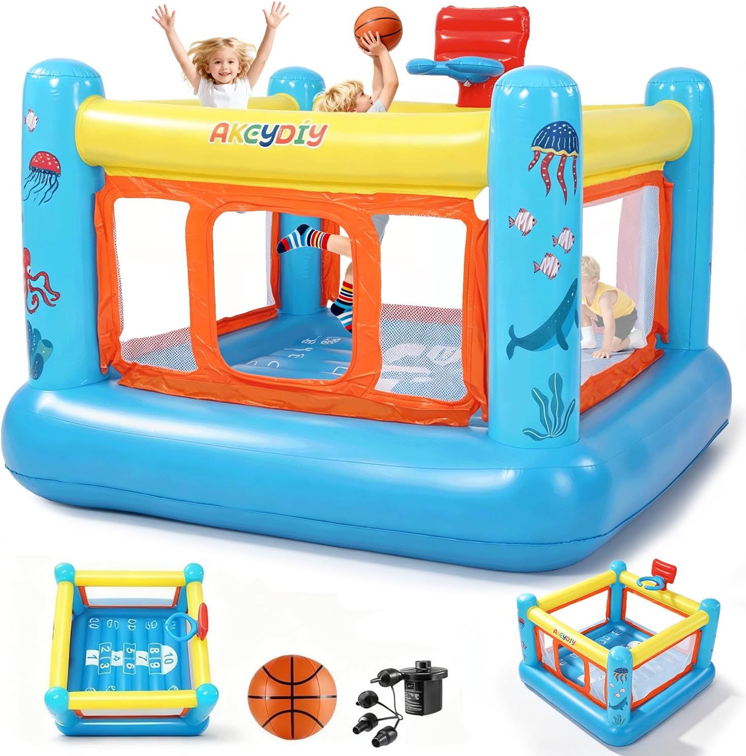 Kids Outdoor Jumping Castle - Castelo Inflável, Casa de Pular Inflável