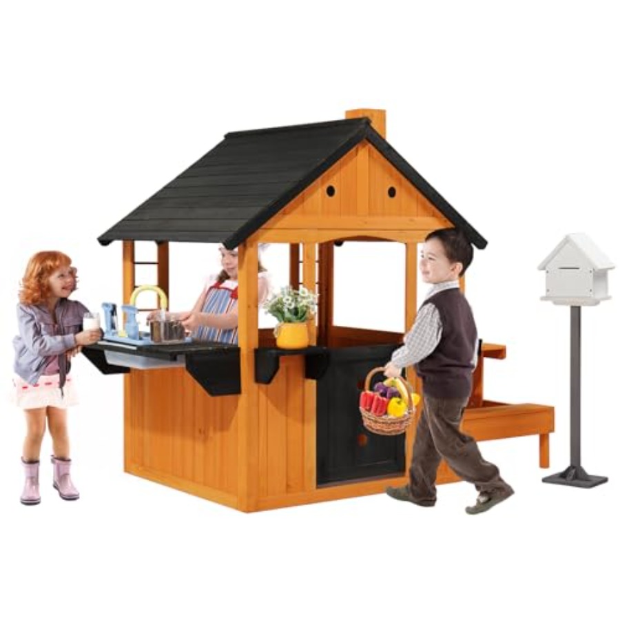 Kids Outdoor Sink - Casa de Brinquedo de Madeira para