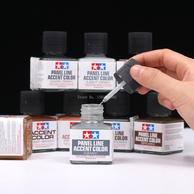Tamiya Model Paint Set - Tinta Esmalte de 40ml para Detalhes