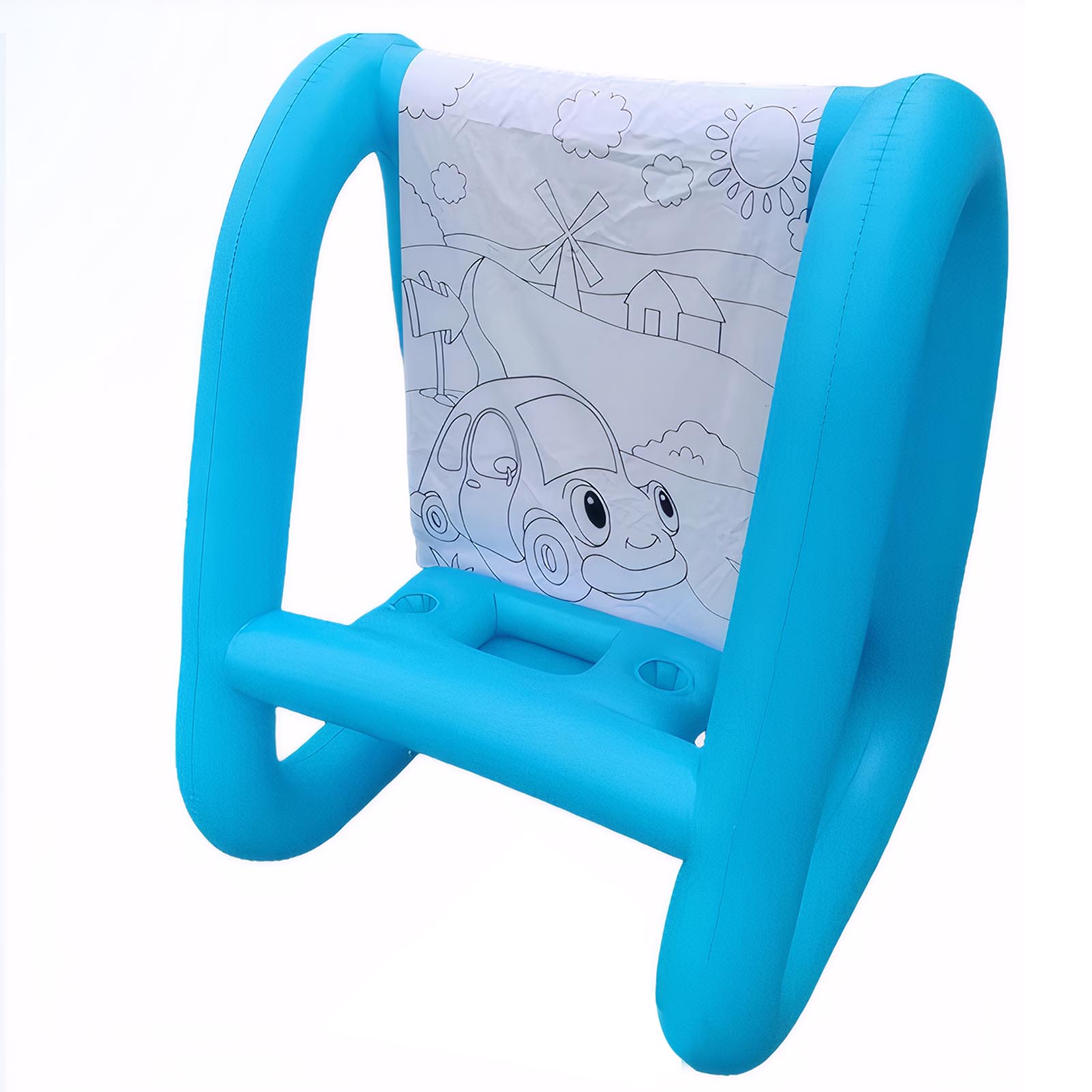 Kids Outdoor Easel - Cavalete vertical para crianças, com bandeja