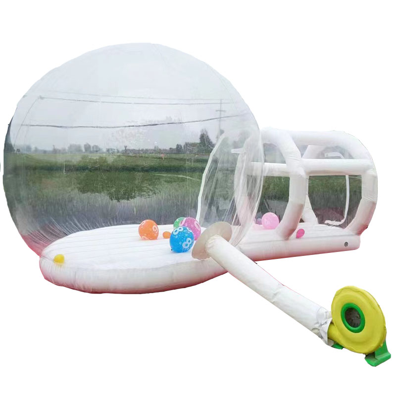 Kids Outdoor Jumping Castle - Castelo Inflável Branco de PVC para