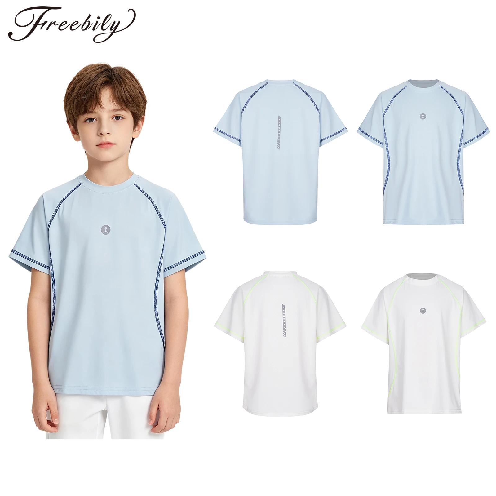 Kids Outdoor Fort - Camisetas atléticas leves de secagem rápida