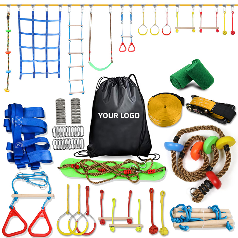 Kids Outdoor Ninja - 【Quente】Outdoor Balance Sport Slackline Kits Obstacle