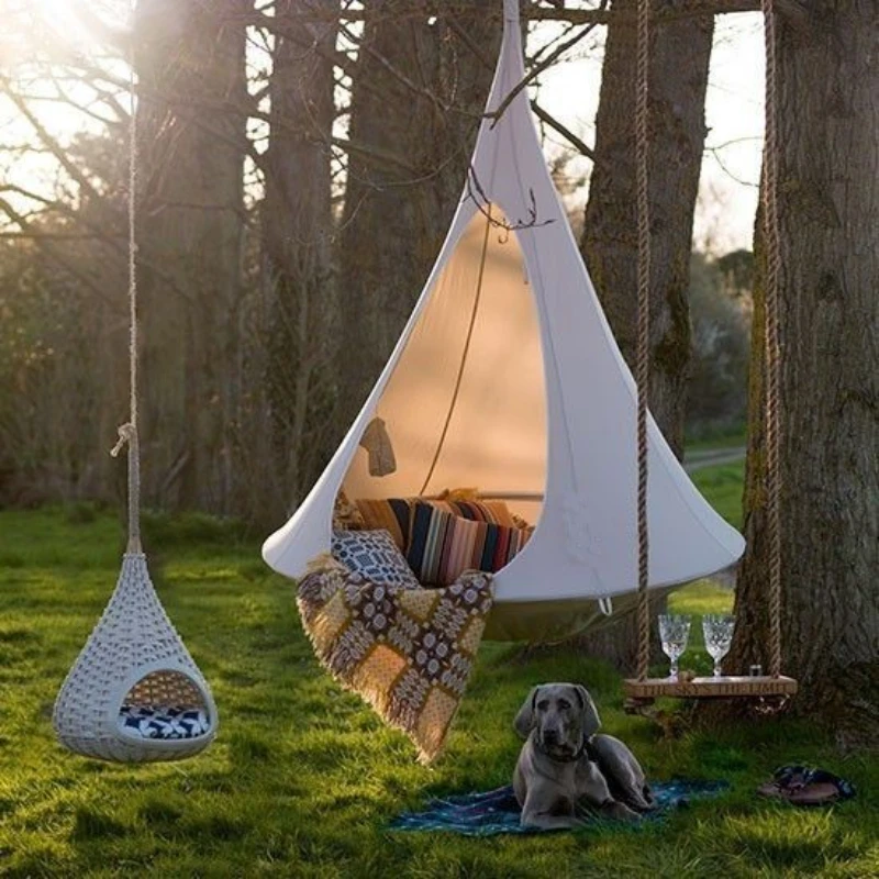Kids Outdoor Hammock Chair - Crianças balanço ao ar livre jardim