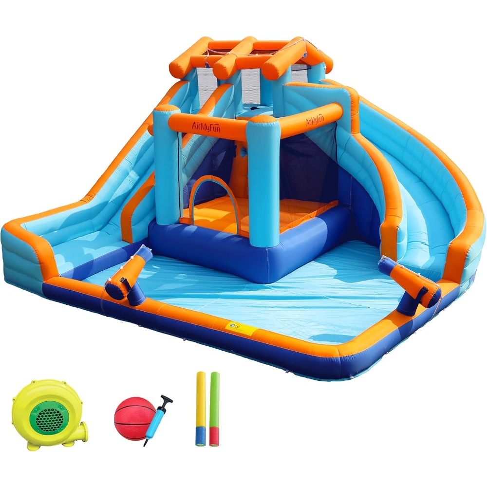 Kids Outdoor Pool - Grande Escorregador Aquático Casa de Pula