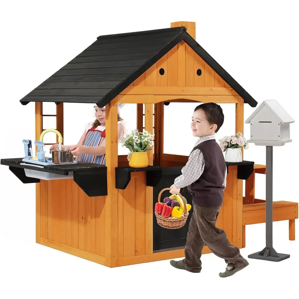 Kids Outdoor Sink - Casa de Brinquedo para Crianças MOR