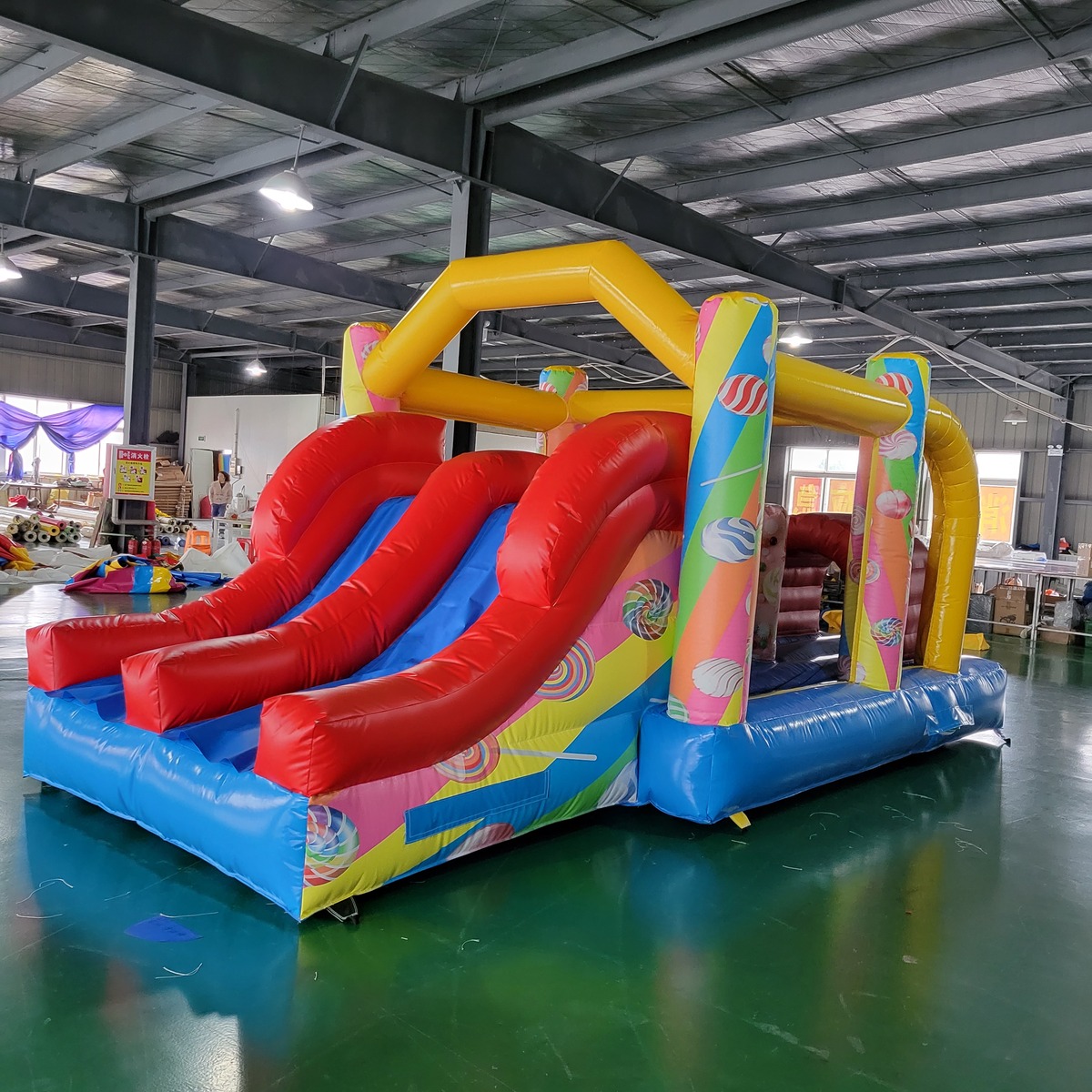 Castelo Inflável Comercial de  - Kids Outdoor Trampoline avaliação e preço