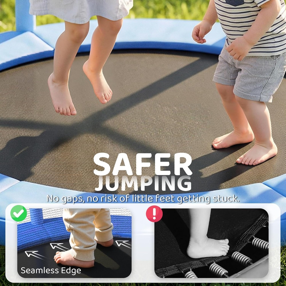 Mini Trampolim de 55 polegadas - Kids Outdoor Trampoline avaliação e preço