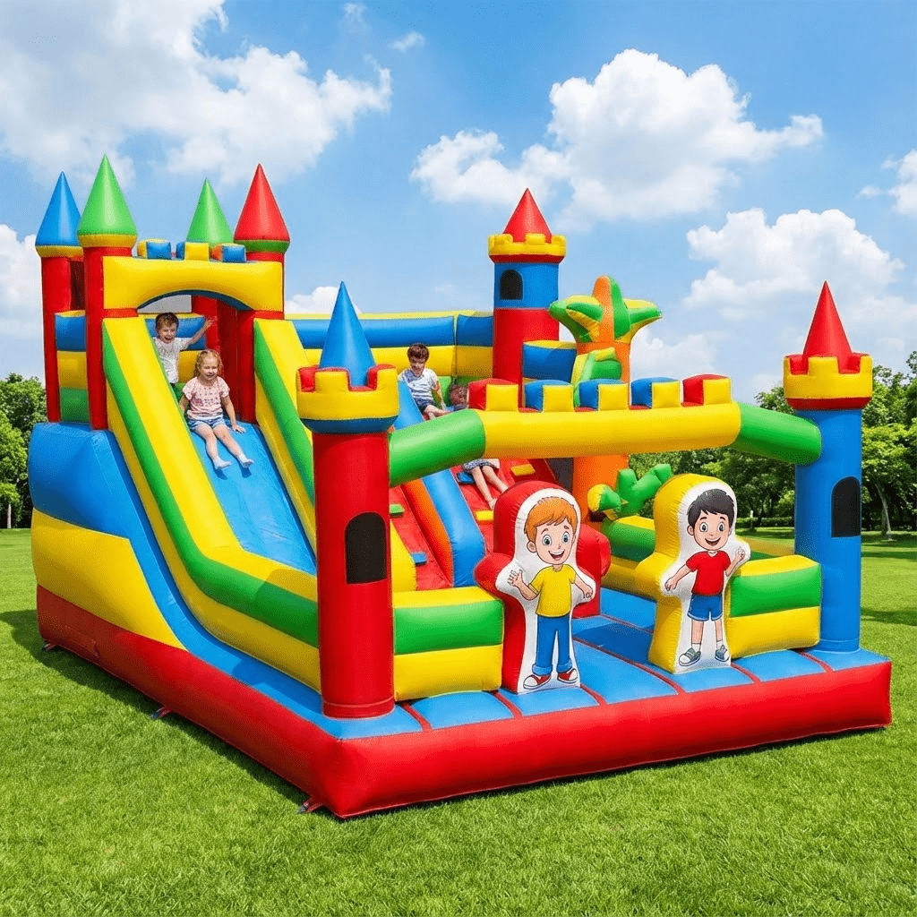 Castelo Inflável Comercial Per - Kids Outdoor Jumping Castle avaliação e preço