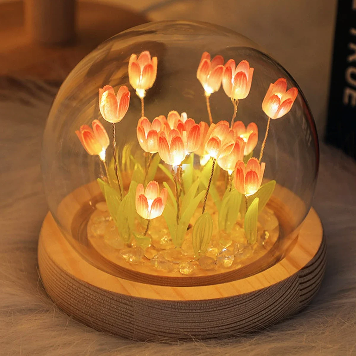 Led diy artesanal mini tulipa  - Kids Outdoor Movie Night avaliação e preço