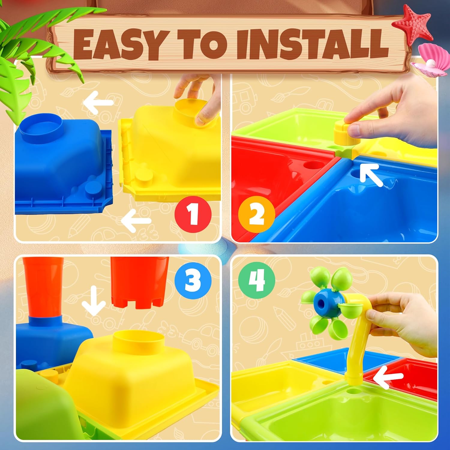 25 pçs mesa de água de verão p - Kids Outdoor Pool avaliação e preço