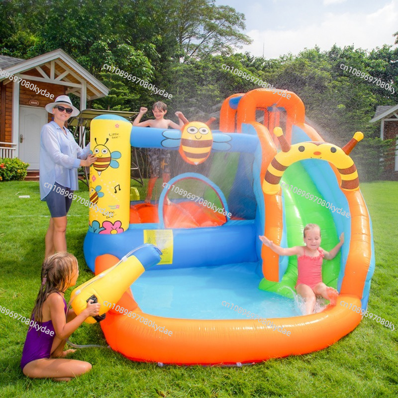 Castelo Inflável com Escorrega - Kids Outdoor Jumping Castle avaliação e preço