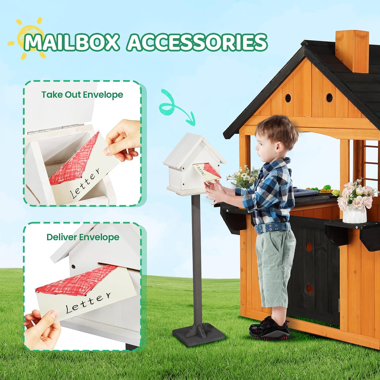 Casa de Brinquedo de Madeira p - Kids Outdoor Sink avaliação e preço
