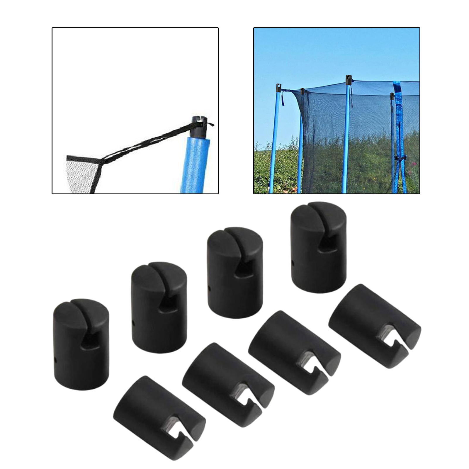 Trampolim Enclosure Pole Caps, - Kids Outdoor Trampoline avaliação e preço