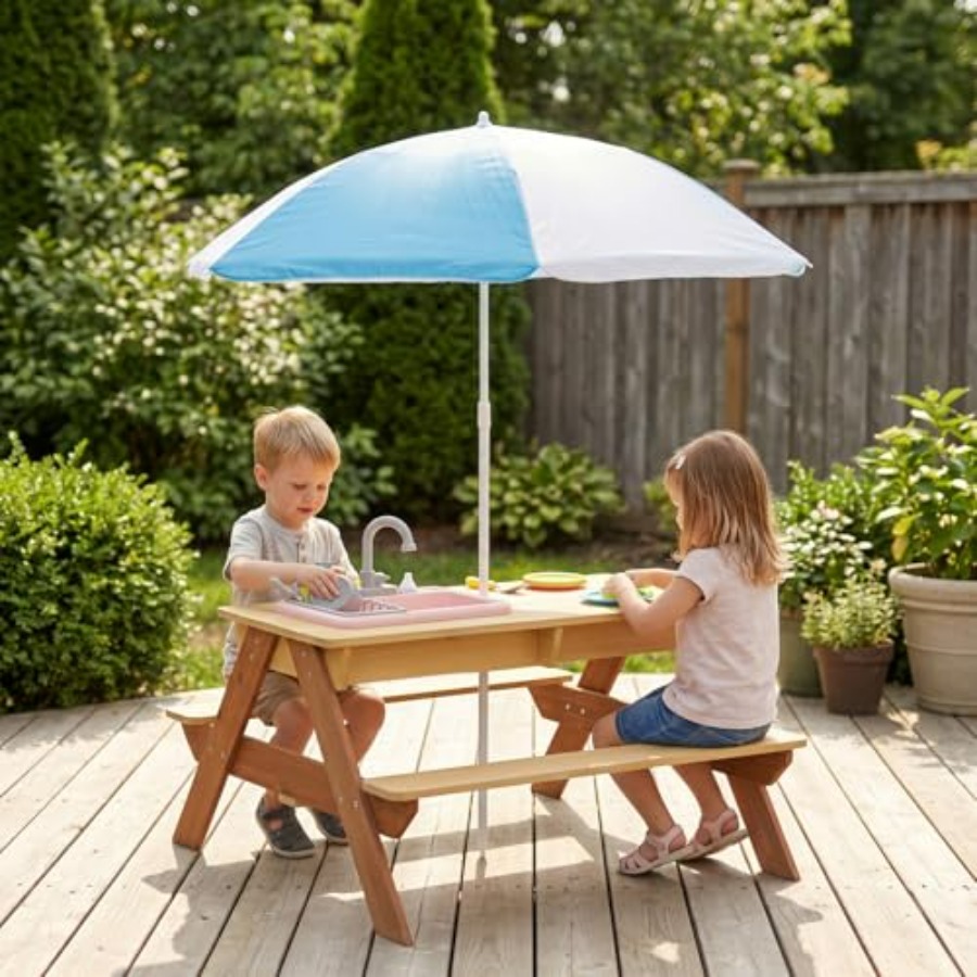 Mesa de piquenique infantil pa - Kids Outdoor Sink avaliação e preço