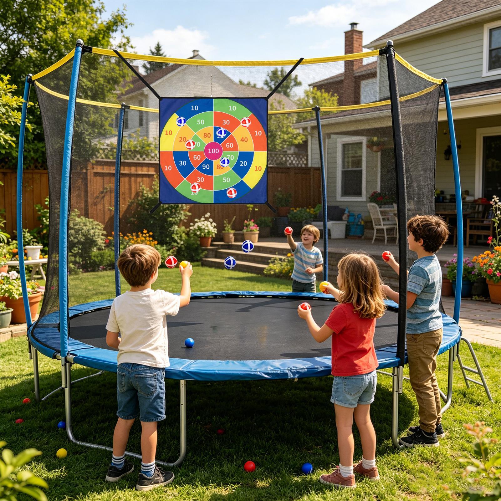 Jogo de Dardos com Bolas Adesi - Kids Outdoor Trampoline avaliação e preço