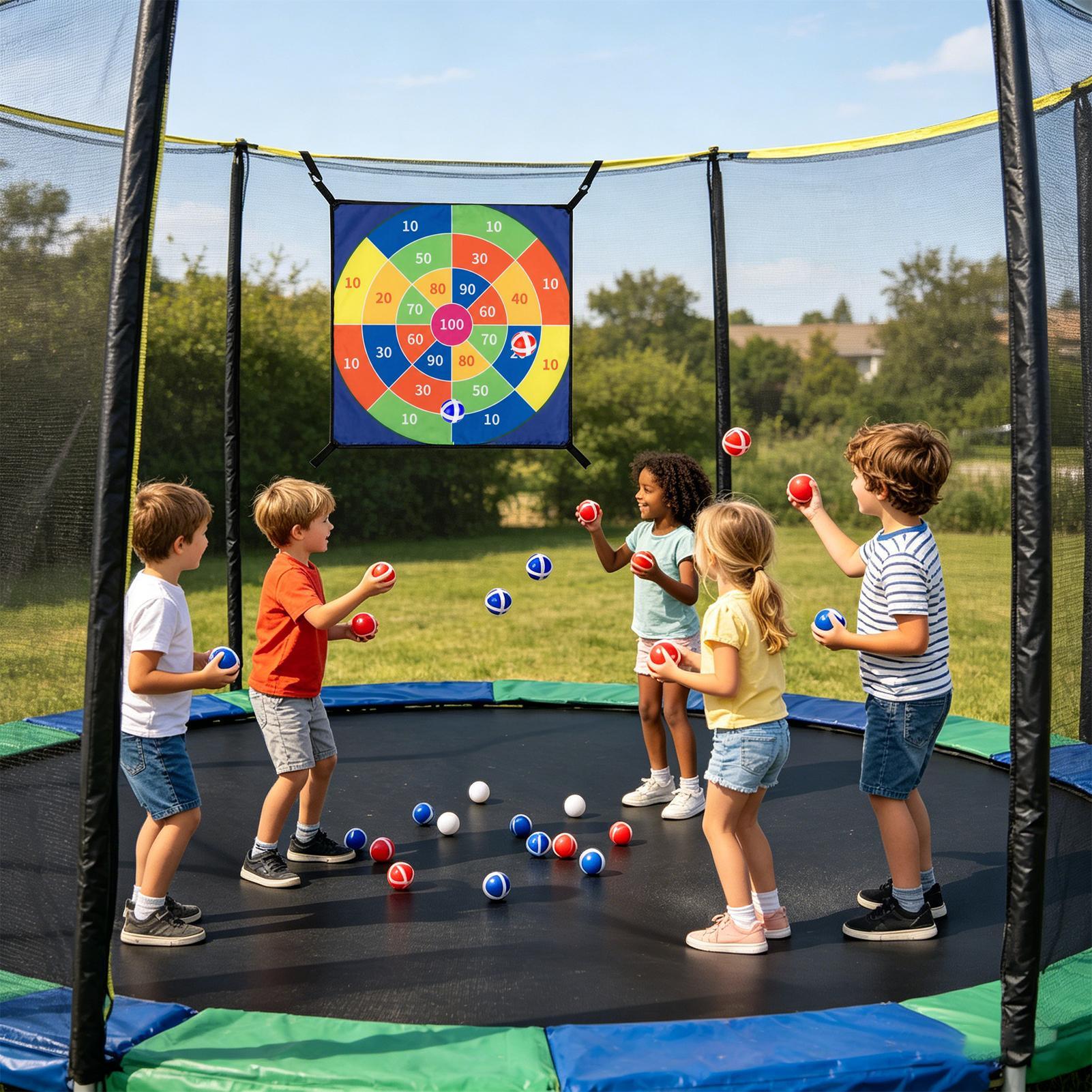 Jogo de Dardos com Bolas Adesi - Kids Outdoor Trampoline avaliação e preço