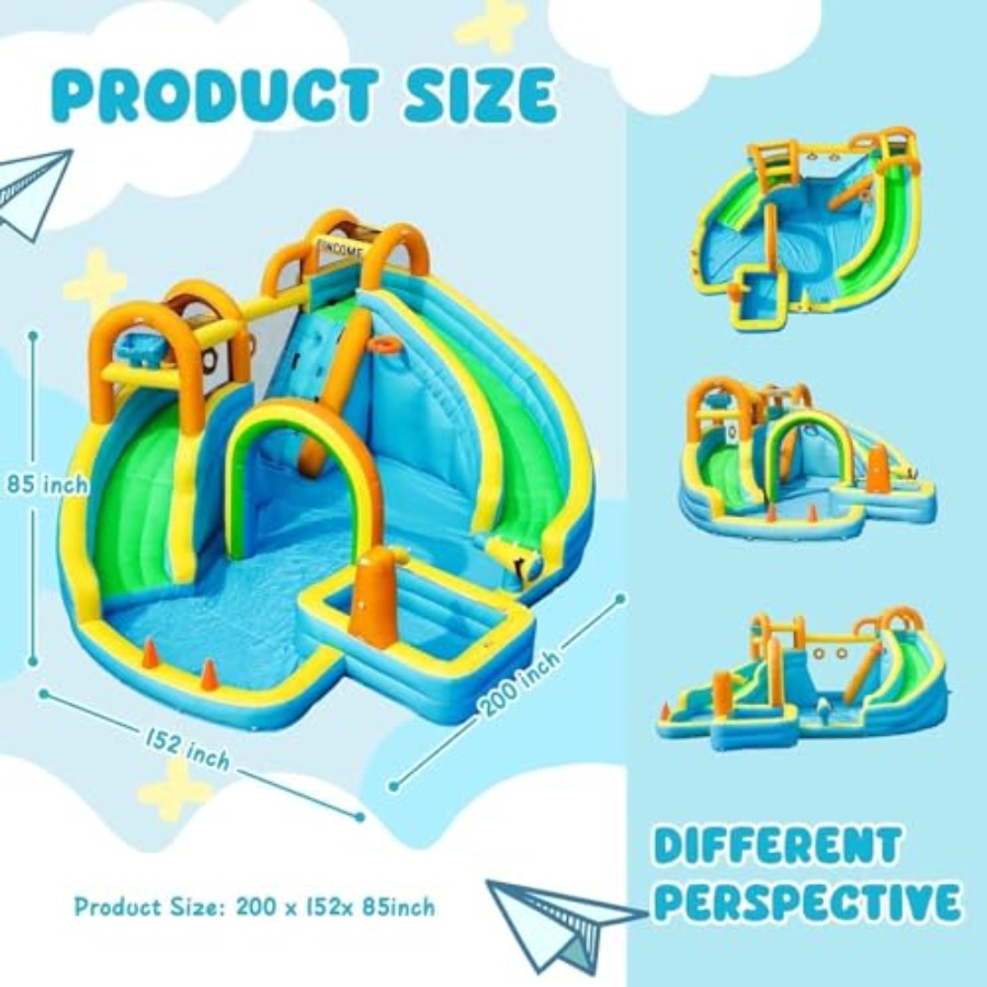 Parque aquático inflável para  - Kids Outdoor Pool avaliação e preço