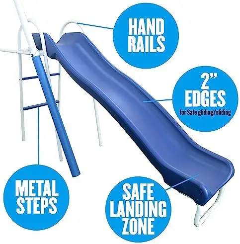 Free N Swing - Conjunto de Bal - Kids Outdoor Swing Set With Slide avaliação e preço
