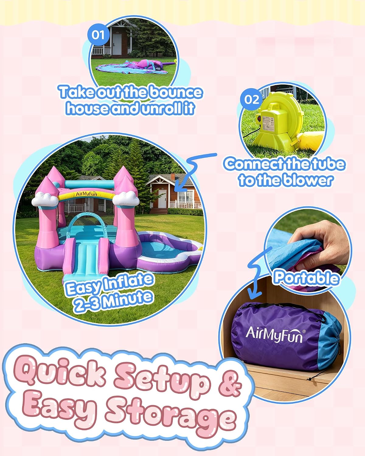 Castelo Inflável Rosa para Cri - Kids Outdoor Pool avaliação e preço