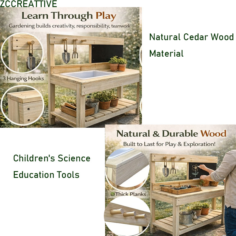 Bancada de Jardinagem Infantil - Kids Outdoor Bench Table avaliação e preço