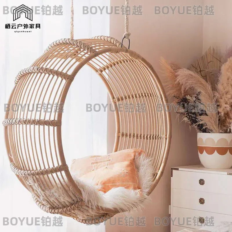 Cadeira de Balanço de Rattan p - Kids Outdoor Hammock Chair avaliação e preço
