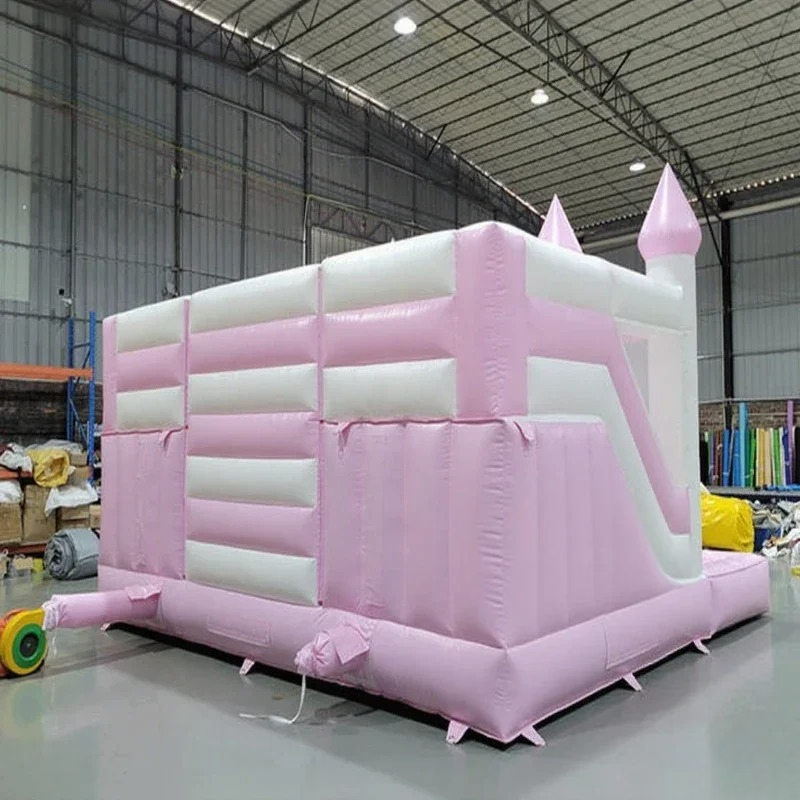 Castelo Inflável Rosa de Princ - Kids Outdoor Jumping Castle avaliação e preço