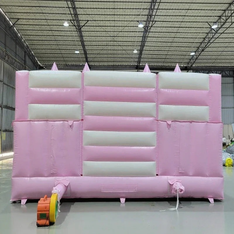 Castelo Inflável Rosa de Princ - Kids Outdoor Jumping Castle avaliação e preço