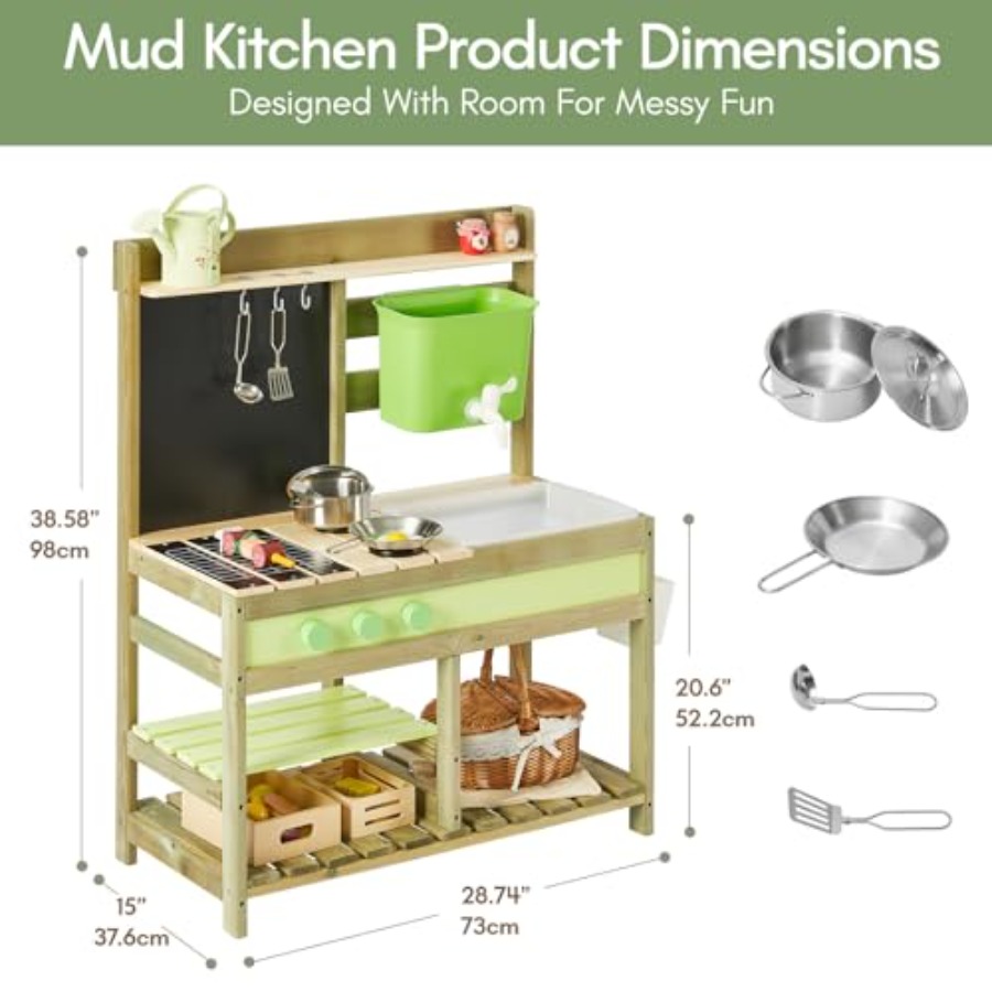 Cozinha de lama ao ar livre pa - Kids Outdoor Sink avaliação e preço