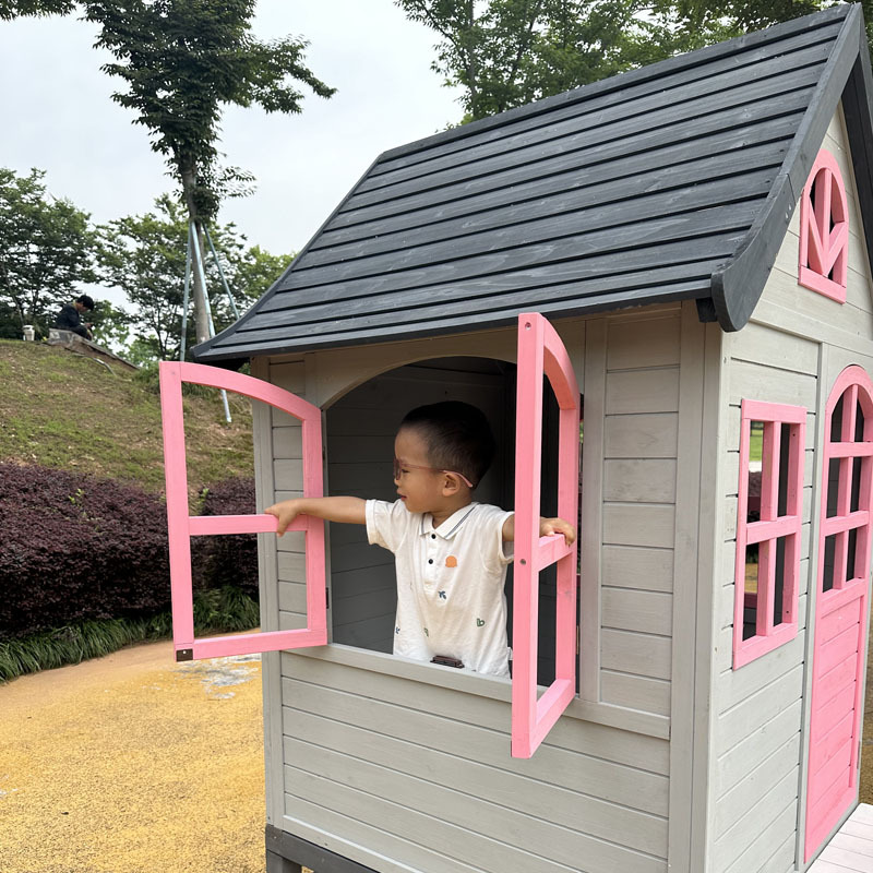 Casa de registro infantil, árv - Kids Outdoor Doll House avaliação e preço