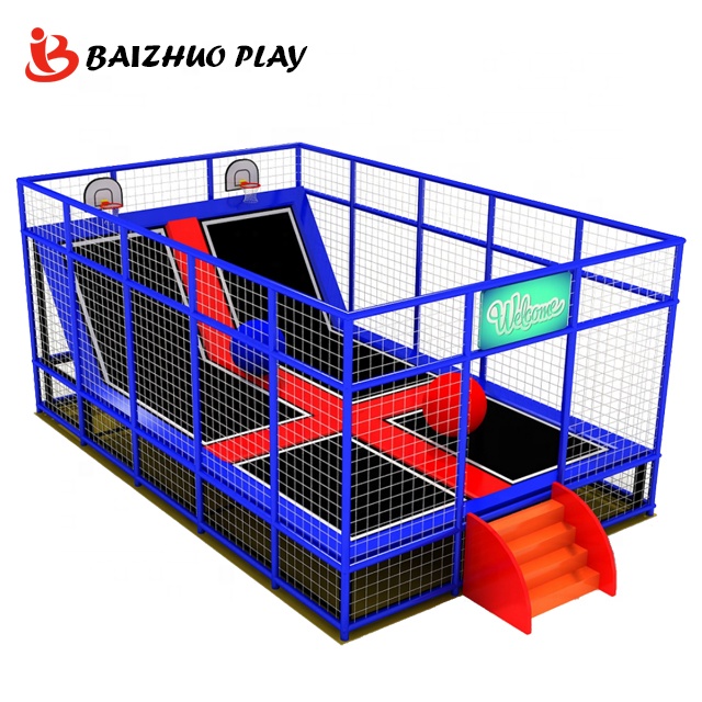 Pequeno parque de trampolim co - Kids Outdoor Trampoline avaliação e preço