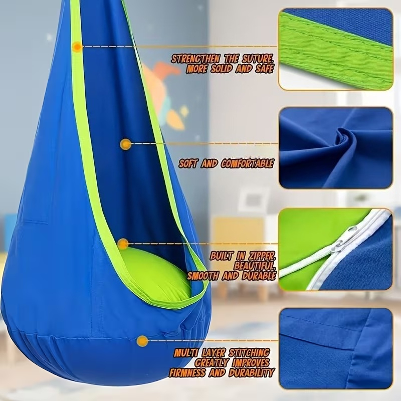 Cadeira Suspensa para Crianças - Kids Outdoor Hammock Chair avaliação e preço