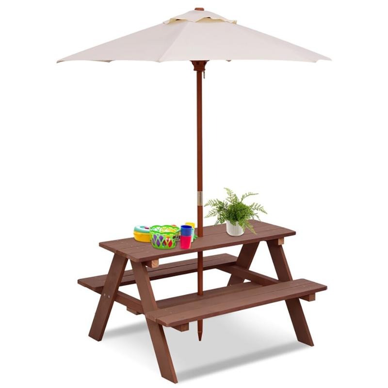Conjunto de Mesa de Piquenique - Kids Outdoor Bench Table avaliação e preço