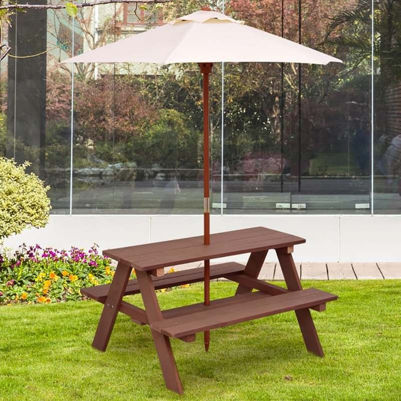 Conjunto de Mesa de Piquenique - Kids Outdoor Bench Table avaliação e preço
