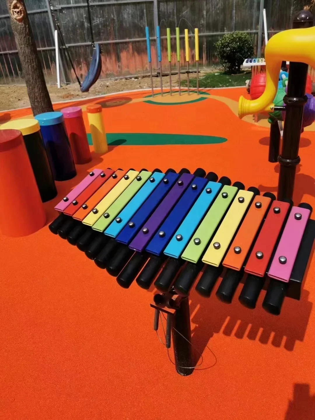 Instrumentos Musicais de Percu - Kids Outdoor Xylophone avaliação e preço