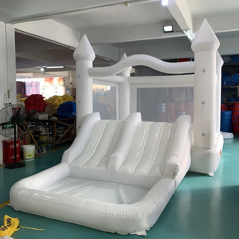 Castelo Inflável Branco Gigant - Kids Outdoor Jumping Castle avaliação e preço