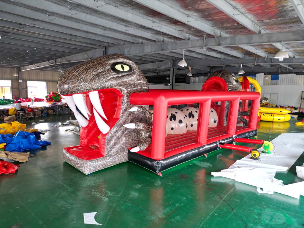 Pista de Obstáculos Inflável C - Kids Outdoor Jumping Castle avaliação e preço