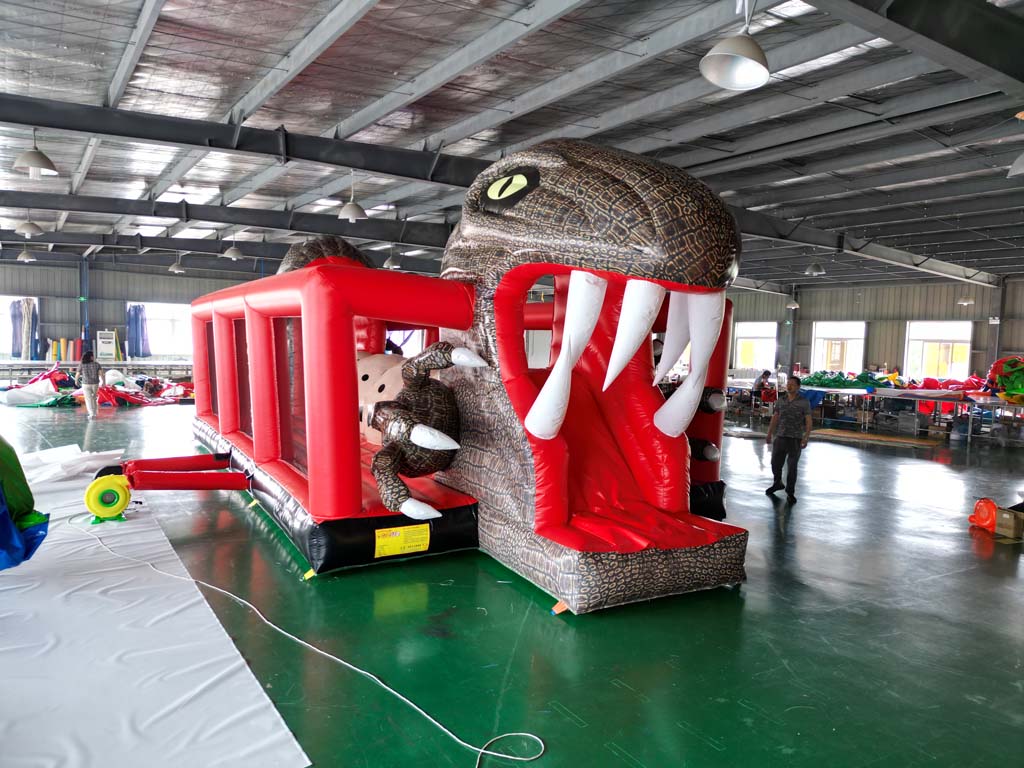 Pista de Obstáculos Inflável C - Kids Outdoor Jumping Castle avaliação e preço
