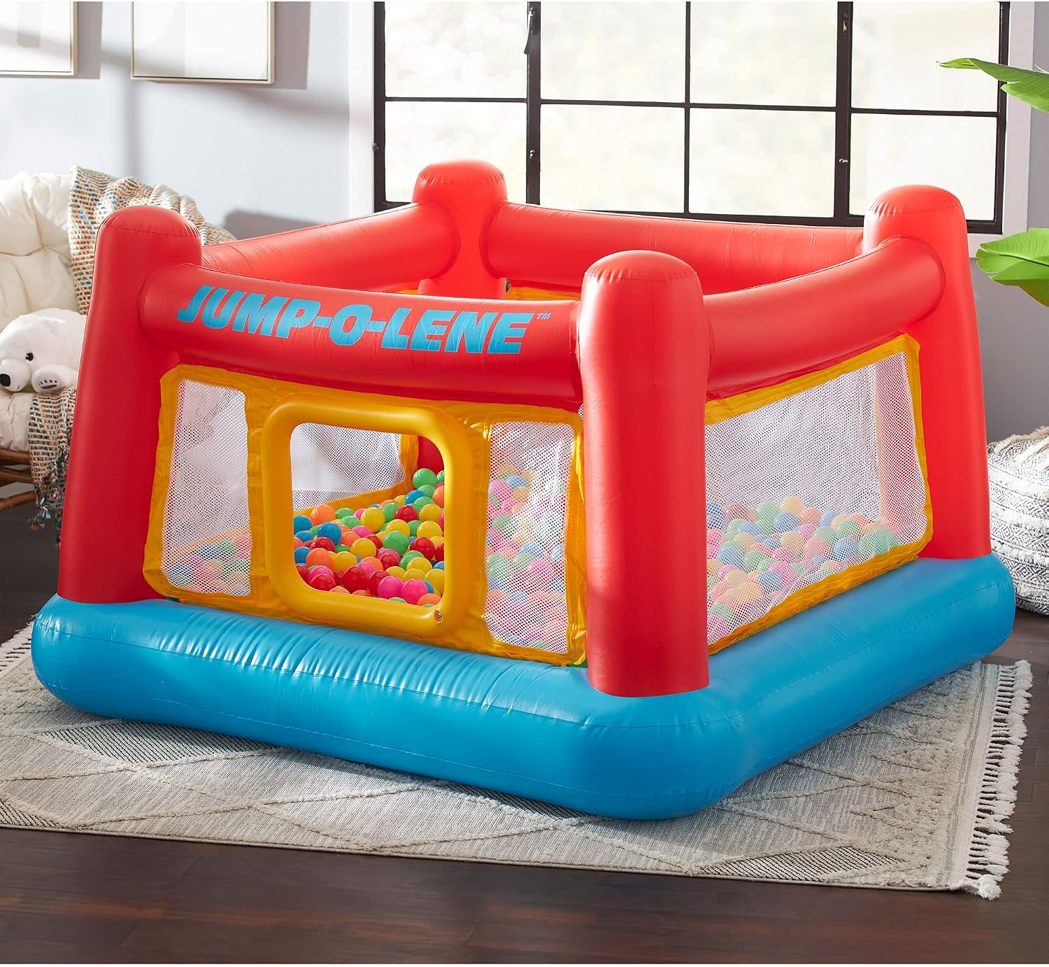 Castelo Inflável Jump-O-Lene p - Kids Outdoor Jumping Castle avaliação e preço