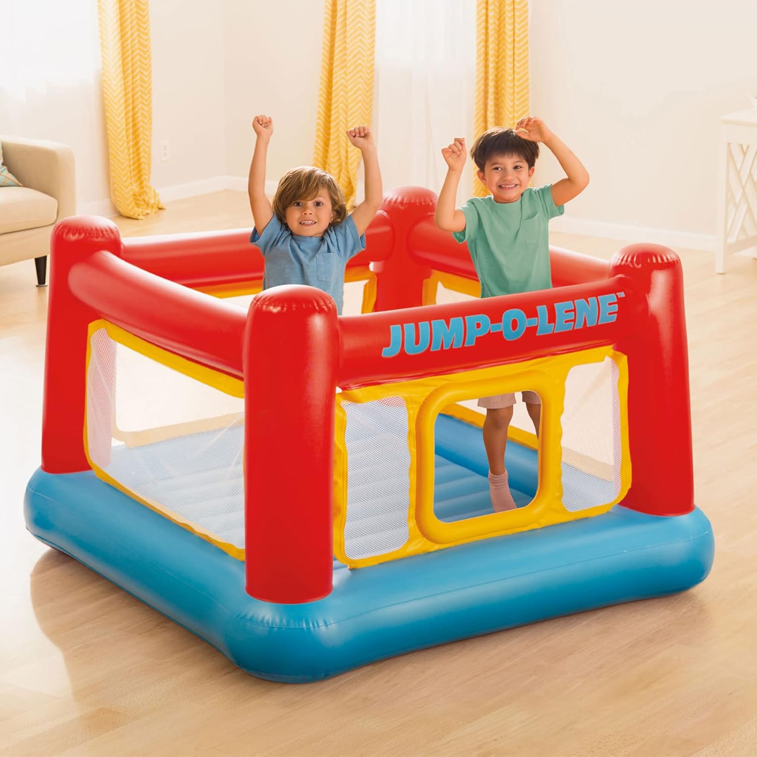 Castelo Inflável Jump-O-Lene p - Kids Outdoor Jumping Castle avaliação e preço