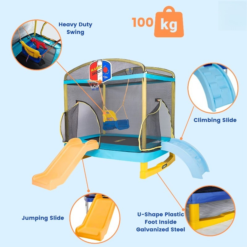 Trampolim Infantil para Uso Ex - Kids Outdoor Trampoline avaliação e preço