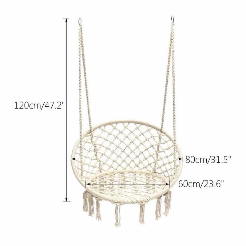 2025 jardim nórdico artesanal  - Kids Outdoor Hammock Chair avaliação e preço